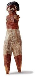 Ägyptische Puppe aus dem 4. Jahrhundert vor Christus