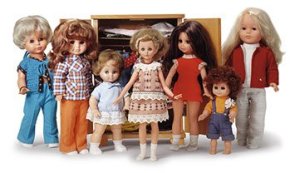 Kunststoffpuppen aus den 1970er Jahren