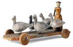 Gänsemädchen aus dem 18. Jahrhundert