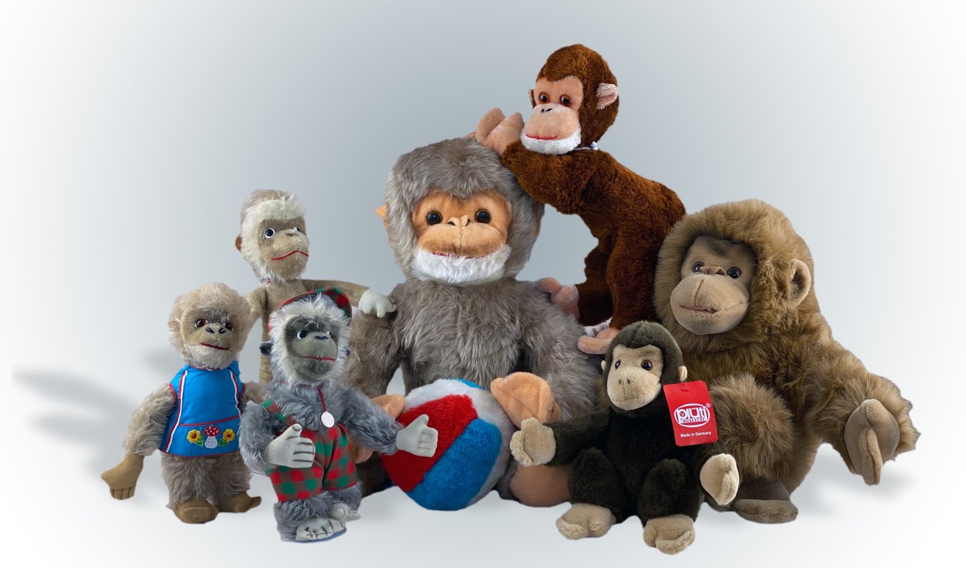 Plütis Affenbande im Wandel der Zeit