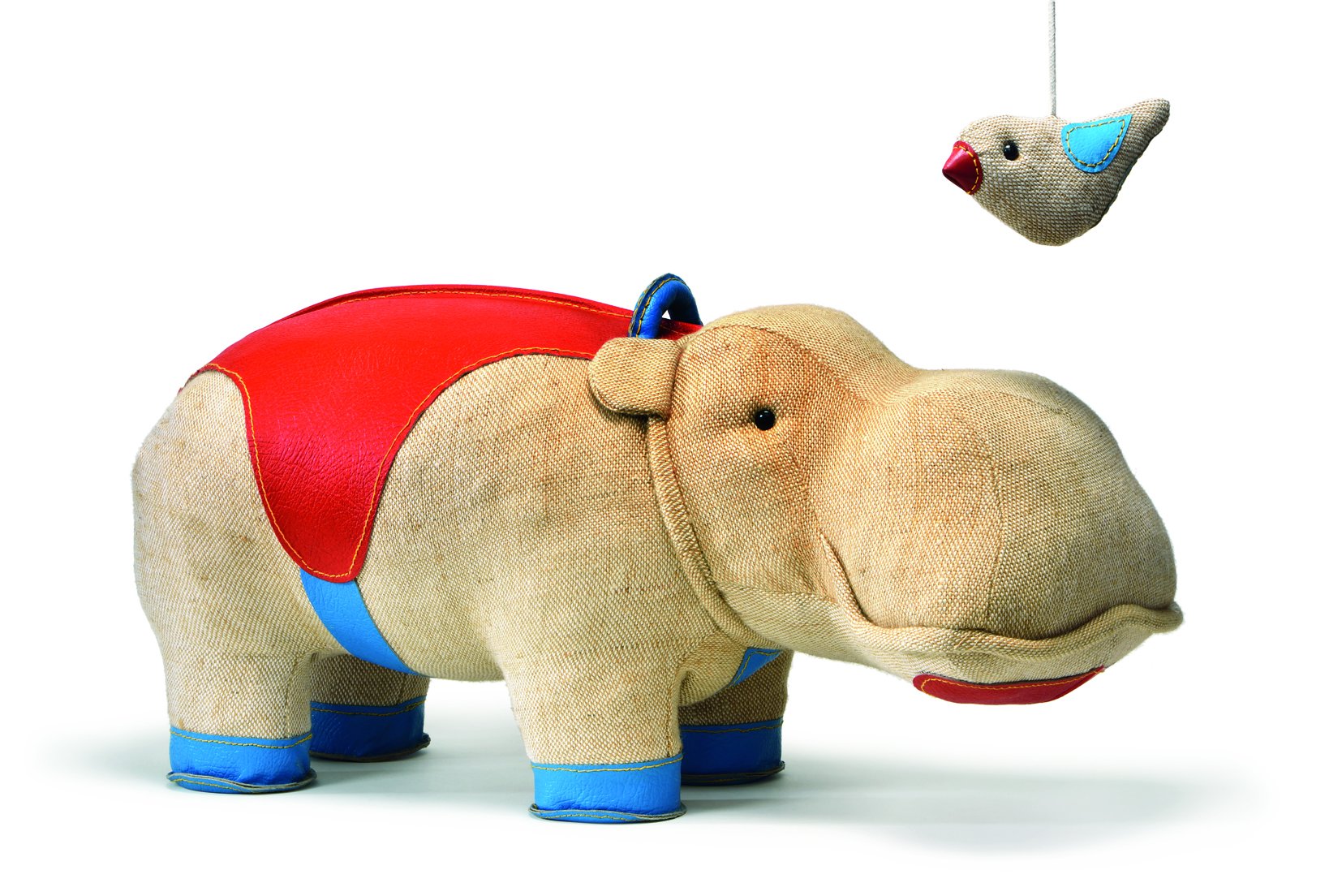 Nilpferd und Vögelchen