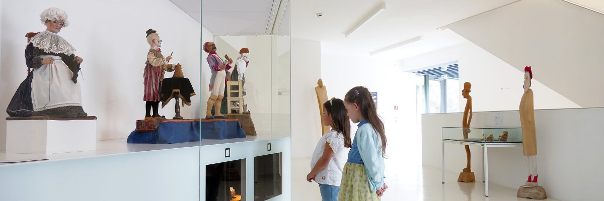 Bei den mechanischen Werbefiguren