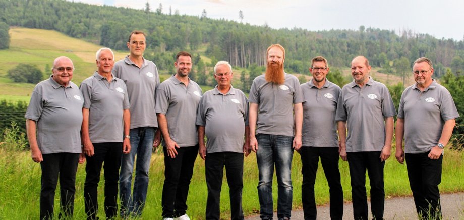 Die Vokalgruppe „Belcanto“ – die kleine Besetzung des Judenbacher Männerchors