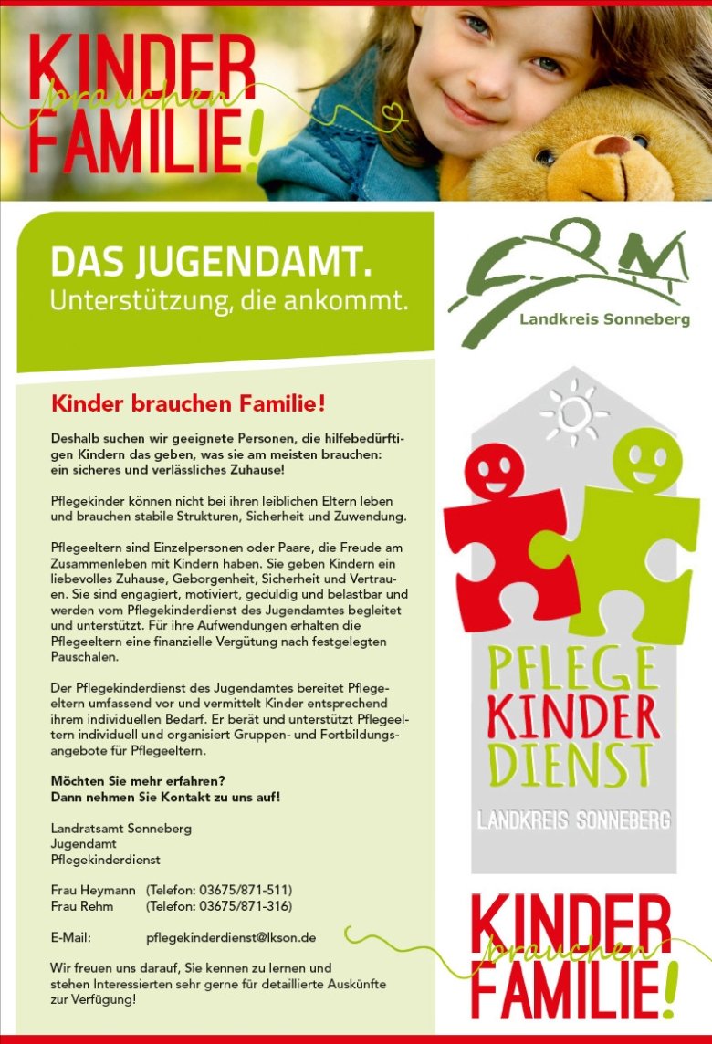 Kinder brauchen eine Familie!