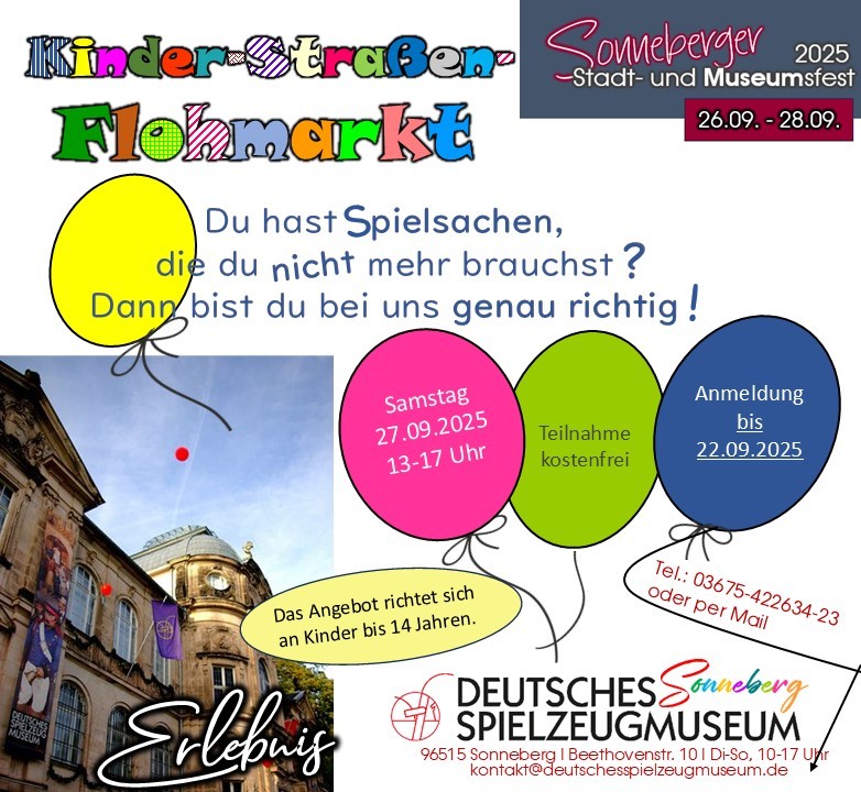 Kinder-Straßen-Flohmarkt am 27.09.2025