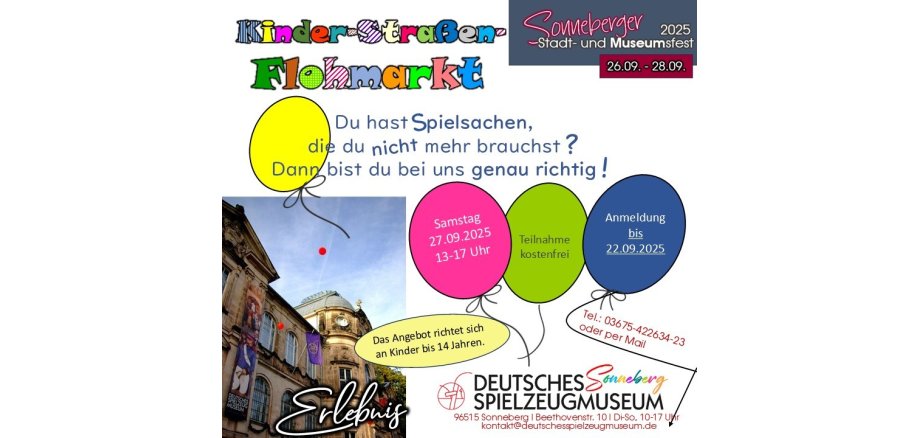 Kinder-Straßen-Flohmarkt am 27.09.2025